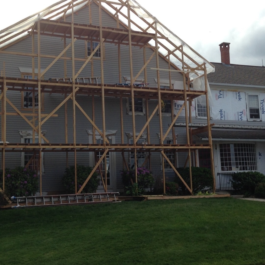 Victorian farmhouse exterior renovation