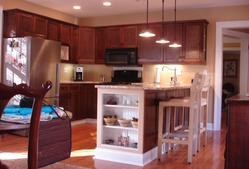 Modern kitchen interior renovation